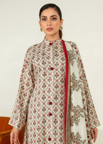 3 PIECE UNSTITCHED SLUB LINEN SUIT (MASHAAL)
