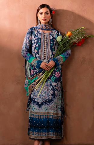 Premium Twill Marina 3pc unstitched Suit