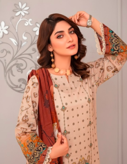 3 PIECE UNSTITCHED SLUB LINEN SUIT (FALAK)