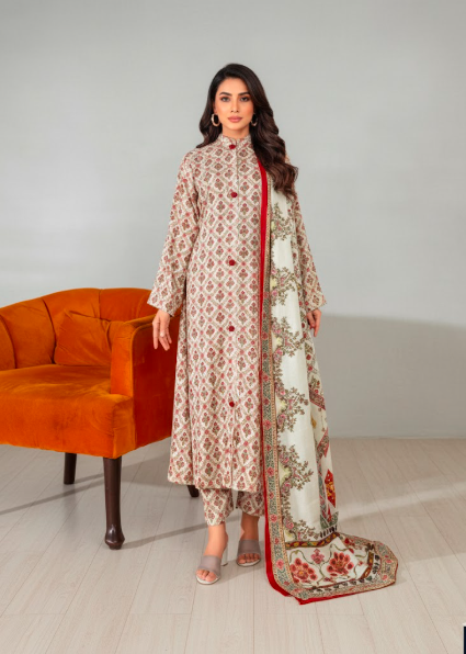 3 PIECE UNSTITCHED SLUB LINEN SUIT (MASHAAL)