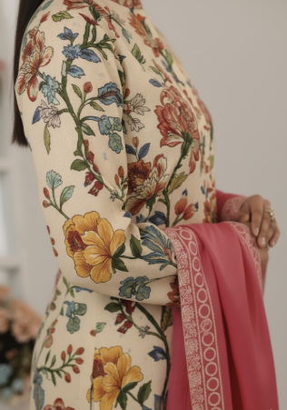 PREMIUM QUALITY KHADDAR 3 PIECE UNSTITCHED PRINTED SUIT