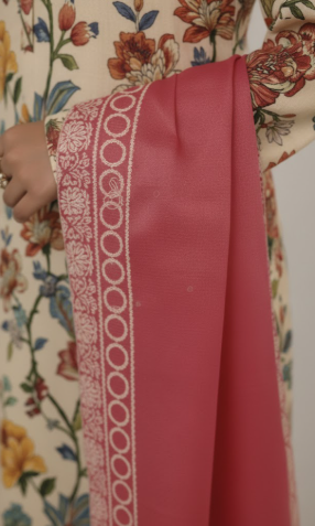 PREMIUM QUALITY KHADDAR 3 PIECE UNSTITCHED PRINTED SUIT