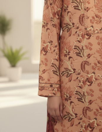 PREMIUM QUALITY KHADDAR 3 PIECE UNSTITCHED PRINTED SUIT