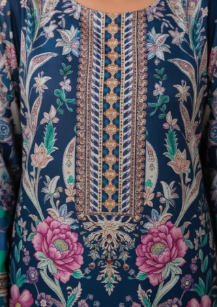 Premium Twill Marina 3pc unstitched Suit