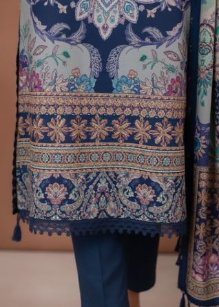 Premium Twill Marina 3pc unstitched Suit