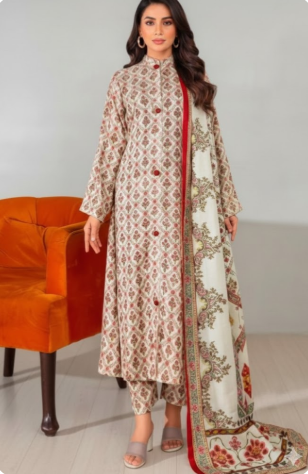 3 PIECE UNSTITCHED SLUB LINEN SUIT (MASHAAL)